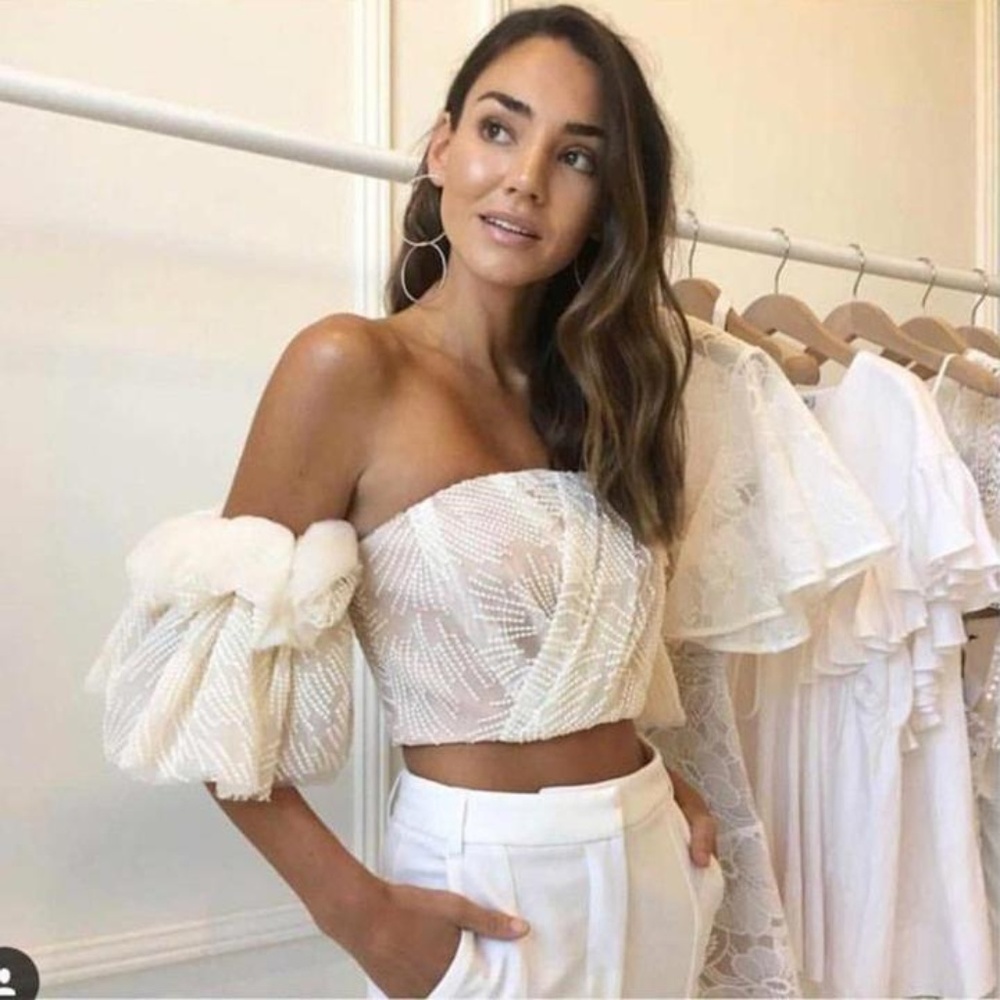 Acler Marlow Bodice Cream